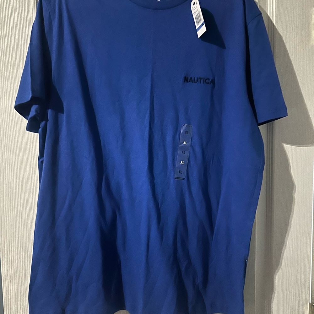 Nautica Men's Short Sleeve Tee in Deep Blue